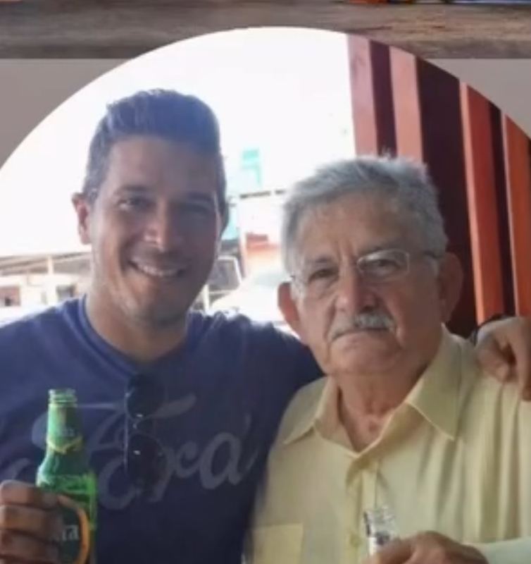 Gustavo Romero junto a su padre, Heberto Romero 'El Cañadero'